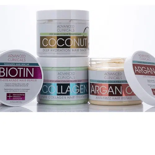 ⁦أدفانسد كلينيكالز ماسك البيوتين لمكافحة تكسر الشعر 355 مل | Advanced Clinicals Biotin Hair Mask for Hair Breakage 355ml⁩ - الصورة ⁦4⁩