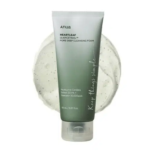 انوا رغوة تنظيف عميق للمسام كيرسيتينول هارت ليف من ، 150 مل | Anua Heartleaf Quercetinol Deep Pore Cleansing Foam 150ml