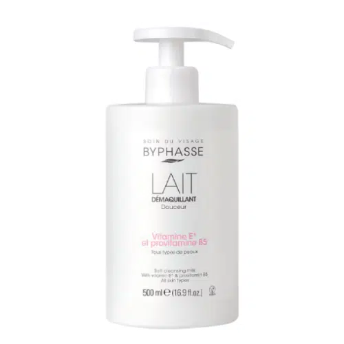 بايفيز غسول الحليب ومزيل للميك اب 500 مل | Byphasse Milk Cleanser and Makeup Remover 500ml