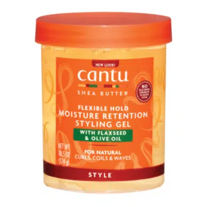 كانتو جل تصفيف الشعر للحفاظ على الرطوبة بزيت بذور الكتان وزيت الزيتون  524 جرام | Cantu Styling Gel for Moisture Retention with Flaxseed Oil and Olive Oil 524g