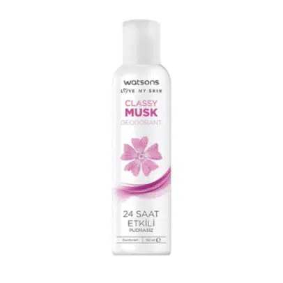 واتسونز كلاسي مسك بخاخ مزيل العرق 150 مل | watsons classy musk deodorant spray 150ml