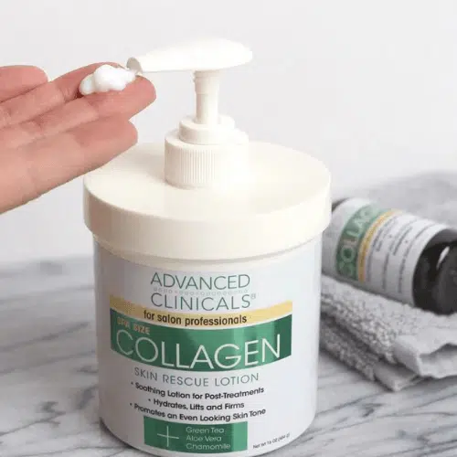 أدفانسد كلينيكالز لوشن إنقاذ البشرة بالكولاجين 450 مل | Advanced Clinicals Collagen Skin Rescue Lotion 450ml - Image 2