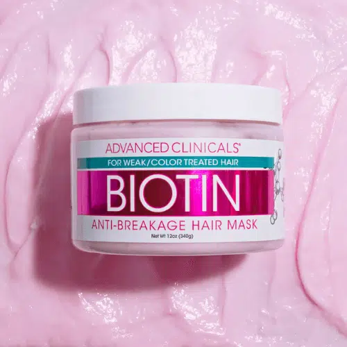 ⁦أدفانسد كلينيكالز ماسك البيوتين لمكافحة تكسر الشعر 355 مل | Advanced Clinicals Biotin Hair Mask for Hair Breakage 355ml⁩ - الصورة ⁦2⁩