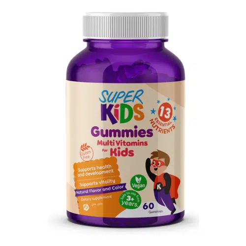 سوبر كيدز جامي فيتامينات متعددة قابلة للمضغ - 60 قرصًا | Super kids Gummies Chewable Multivitamins 60 tablets