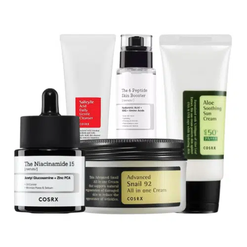 كوزركس مجموعة للحماية والتجديد بخلاصة الحلزون والنياسيناميد  |  COSRX Protection & Renewal Set with Snail Mucin & Niacinamide