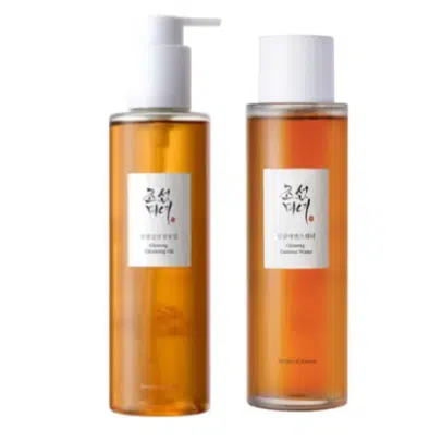 بيوتي أوف جوسون مجموعة السر الكوري للبشرة بخلاصة الجينسنغ ( غسول + تونر ) | Beauty of Joseon The Korean Secret for Radiant Skin Ginseng Collection (Cleanser + Toner)