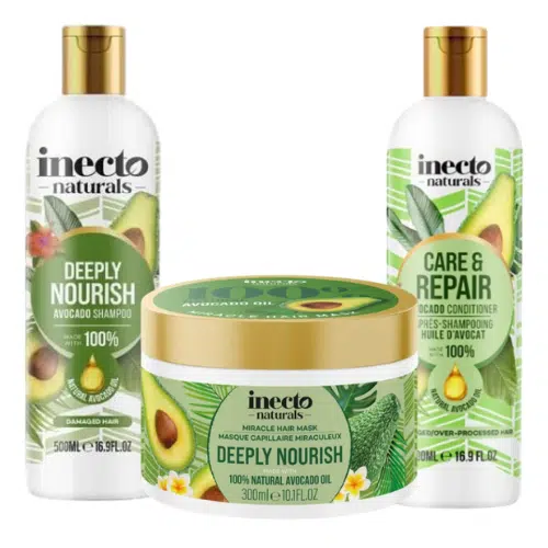 انيكتو مجموعه بخلاصة الأفوكادو 3 قطع | Inecto Avocado set for Hair Care 500ml